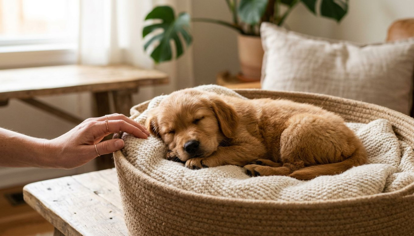 Faut-il réveiller un chiot qui dort paisiblement dans son panier ?